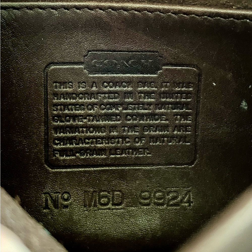 Coach Vintage Casino bag# 9924 “Firm Price” - Picture 5 of 9